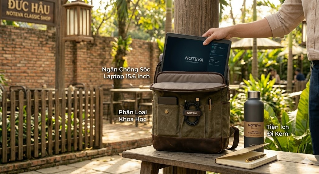 Ưu đãi ngày hè balo classic Đức Hậu Noteva