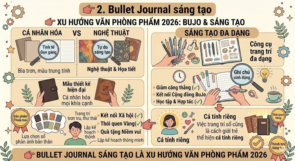 xu hướng văn phòng phẩm 2026 – bút tái chế
